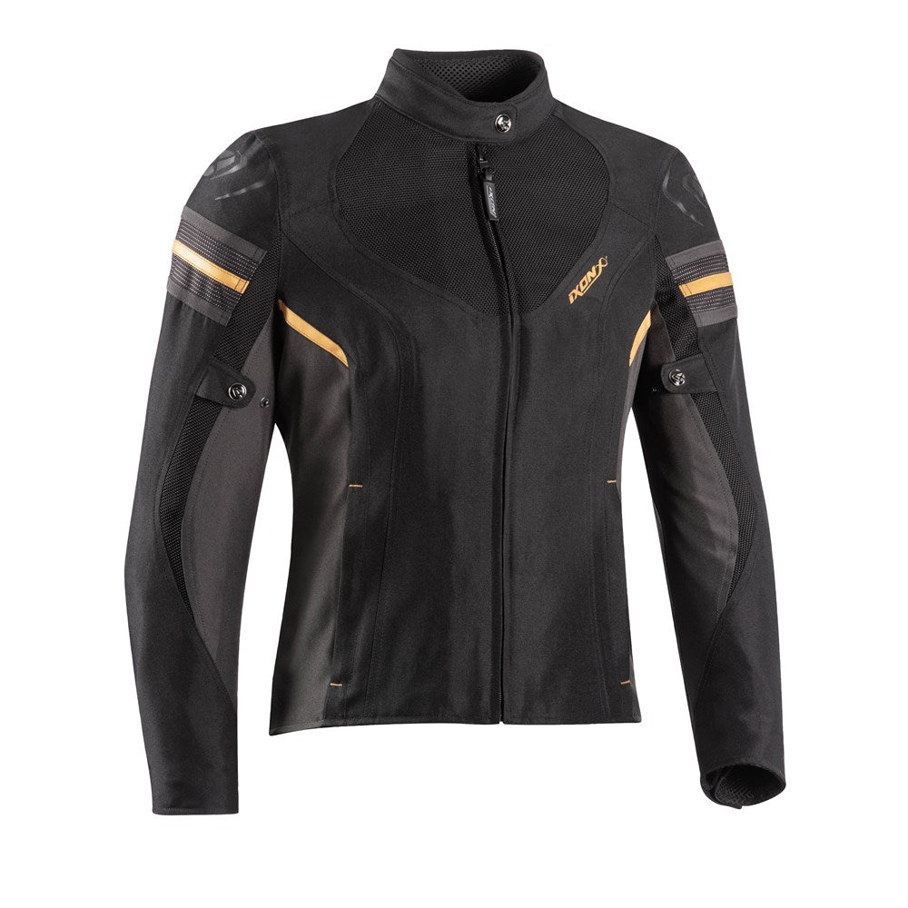 IXON ILANA EVO LADY JKT BLK/ANTH/GLD (XS)