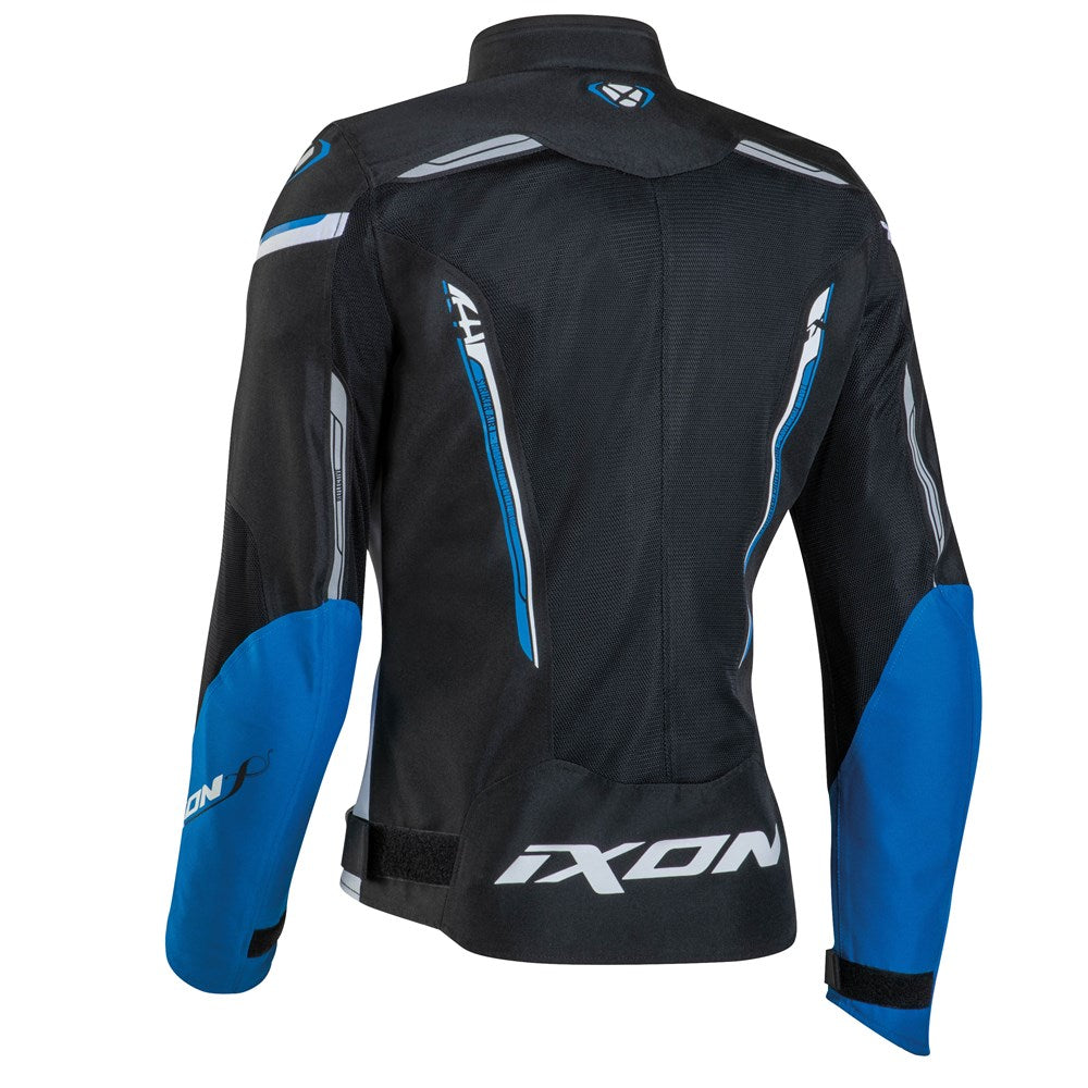 IXON STRIKER AIR WP LADY JKT BLK/WHT/BLU (XS)