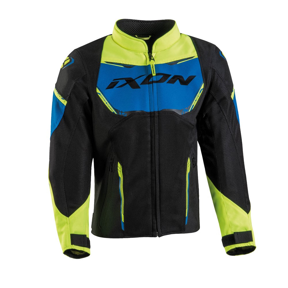 IXON STRIKER AIR KID JKT BLK/BLU/YEL (12ANS)