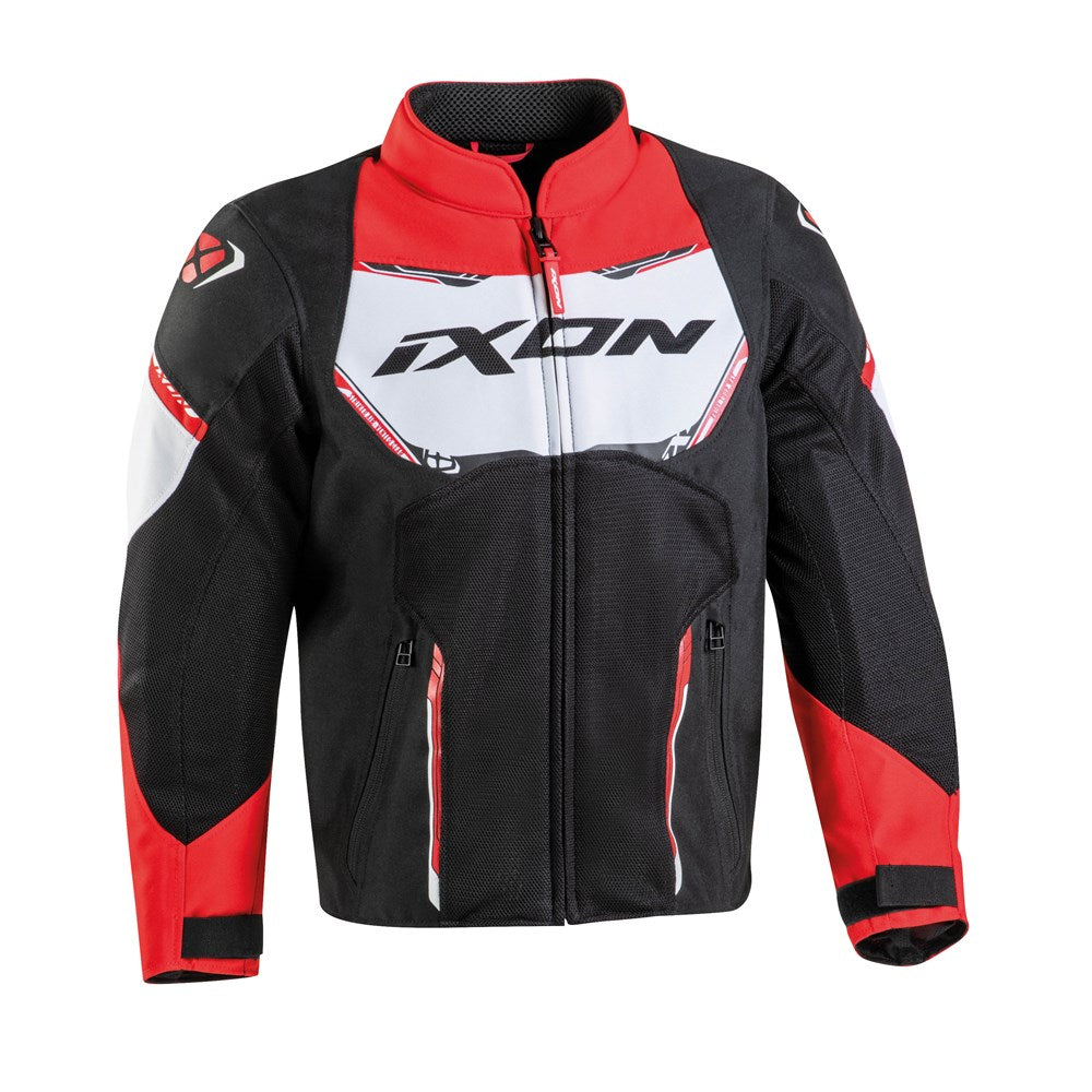 IXON STRIKER AIR KID JKT BLK/WHT/RED (08ANS)