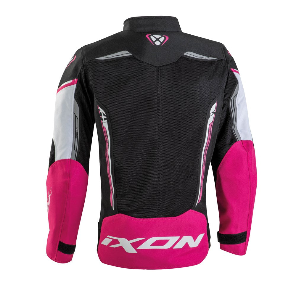 IXON STRIKER AIR KID LADY JKT BLK/WHT/FUS (08ANS)