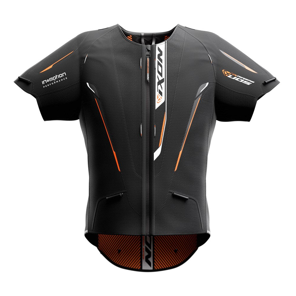 IXON IX-AIRBAG U05 (VEST W/SHLDR) BLK/ORG (XS) (UN3481/CLASS 9) (UN3481/CLASS 9)