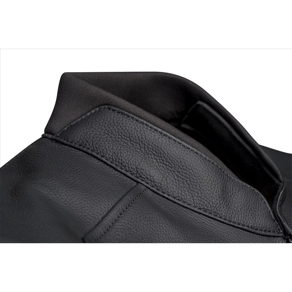 IXON SPARROW LEATHER JKT BLK WT (XL) #