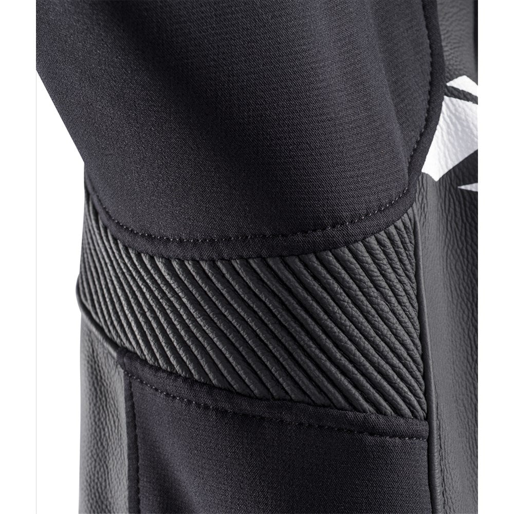 IXON SPARROW LEATHER JKT BLK WT (XL) #