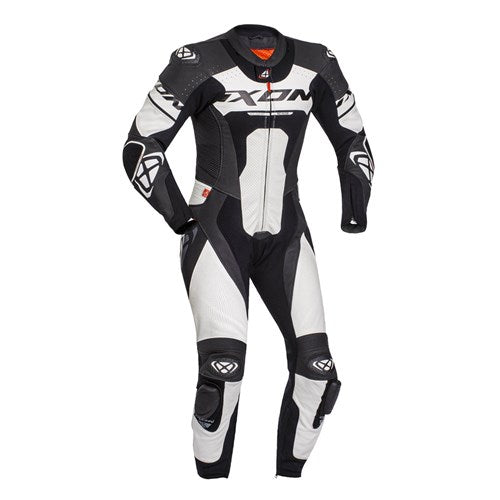 JACKAL 1PC SUIT - BLACK/WHITE