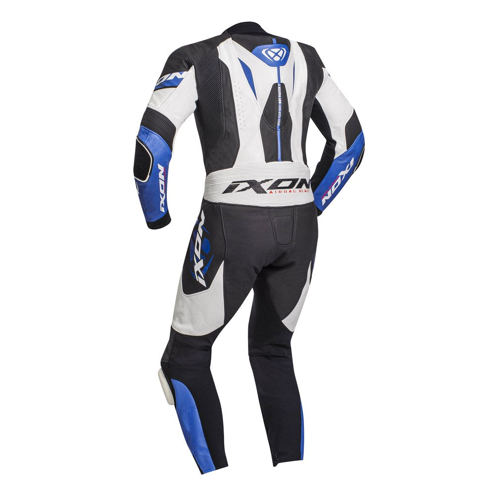 IXON JACKAL 1PC SUIT BLK/WHT/BLU (MD)