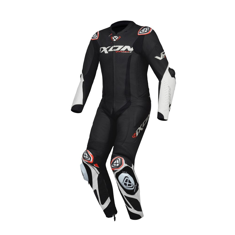 IXON VORTEX 3 1PC SUIT BLK/WHT (4XL)