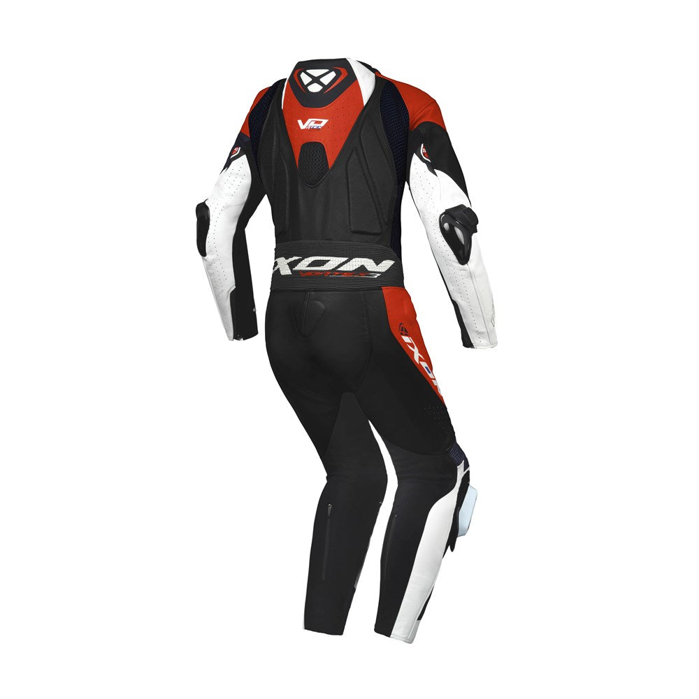 IXON VORTEX 3 1PC SUIT WHT/BLK/RED (4XL)