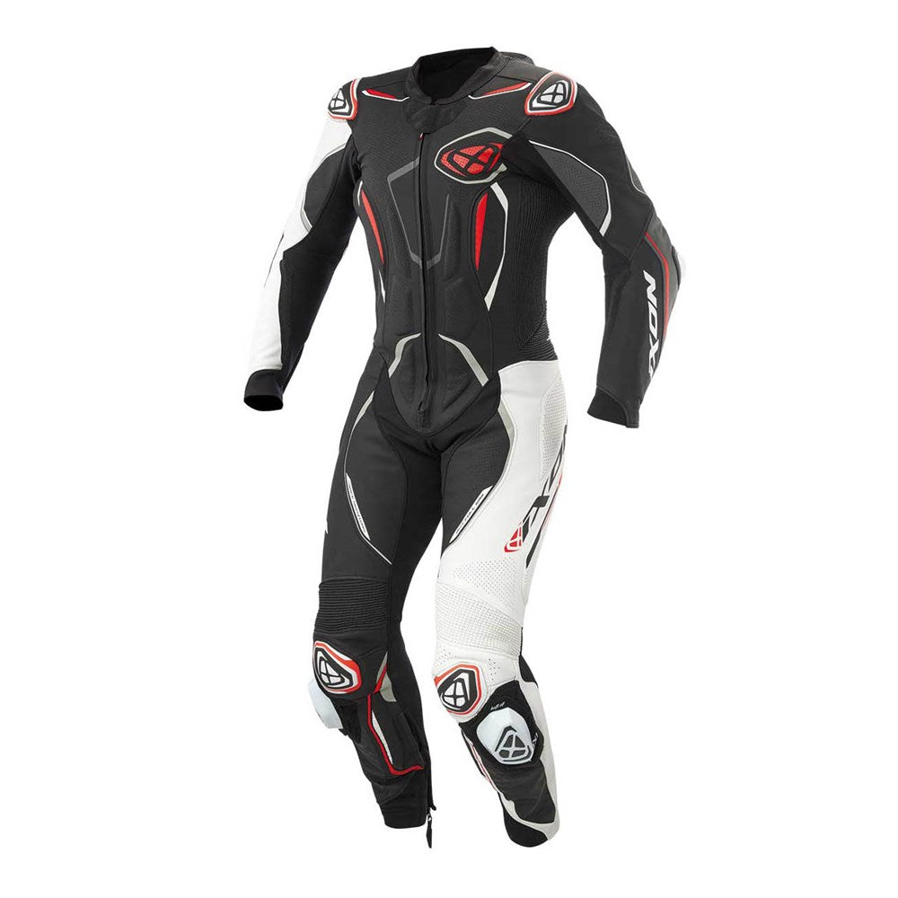 IXON DEMONIO 1PC SUIT BLK/WHT/RED (MD)