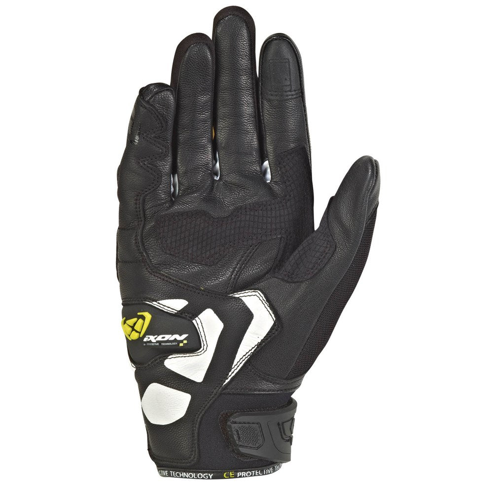 IXON RS RISE AIR GLV BLK/WHT (2XL) #