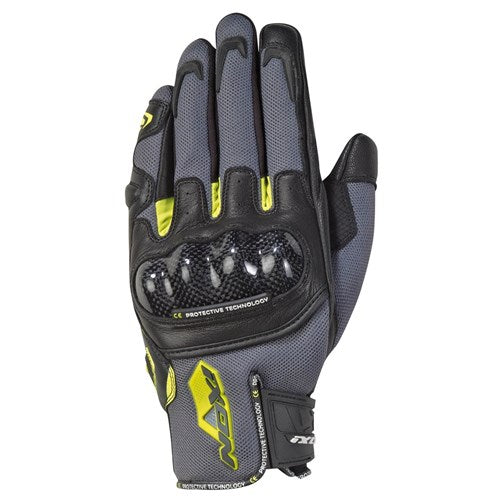 RS RISE AIR GLOVE GREY/BLACK/BRIGHT YELLOW