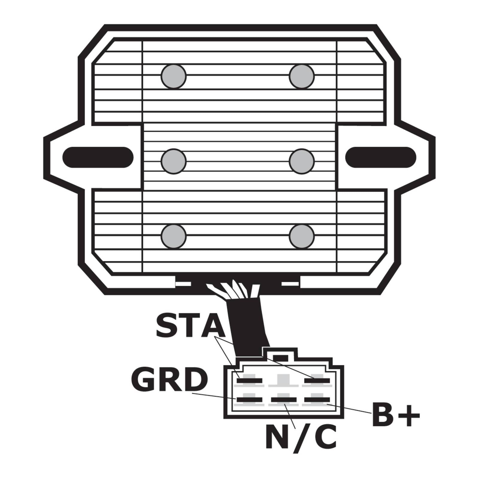 J&N Regulator (230-58069) (AHRASU6012)