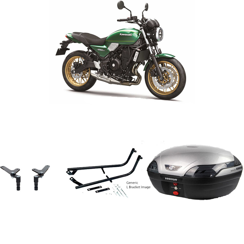 S48 Astra Silver Topbox Kit Z 650 RS 22-25 - K122S48BPSIL