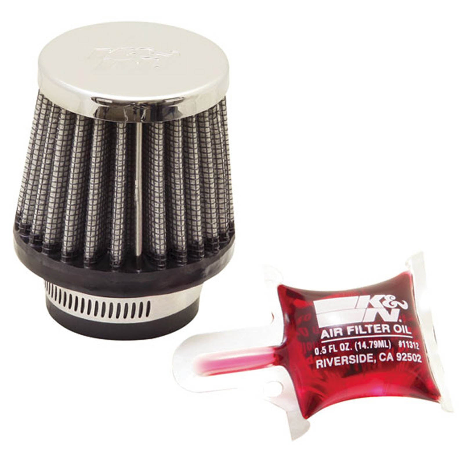 K&N Universal Chrome Filter KRC-0790