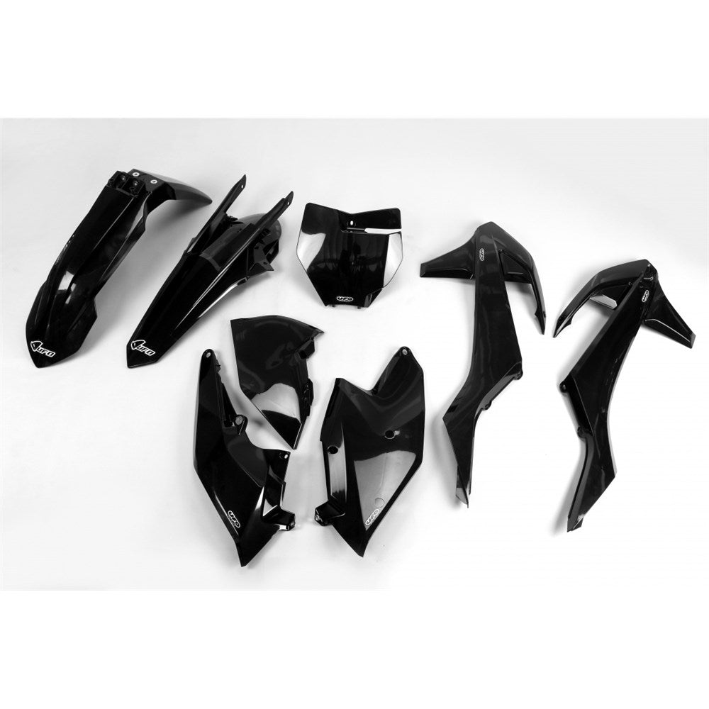 #UFO KTM SX/SXF 16-18 PLASTICS KIT (BLK)NO SX250 2016 - WILL BECOME KTKIT517FE001