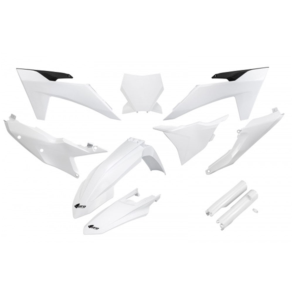 UFO FULL KIT KTM SX 250/XC 250 - SX 125/XC 125 - SX-F 350/XCF 350 - SX-F 450/XCF 450 - SX 300/XC … (2023-24) WHT