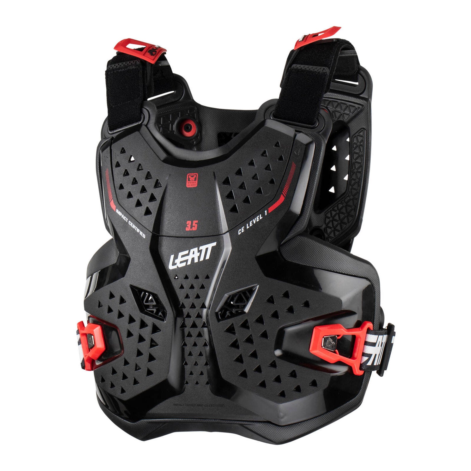 Leatt 3.5 Junior Chest Protector - Black / Red