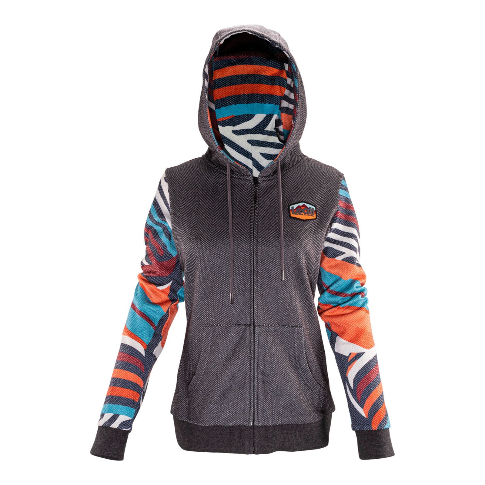Leatt Premium Zip Hoodie - Stripes