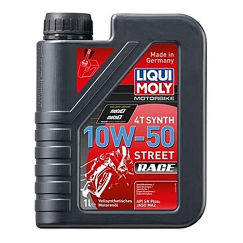 LIQUI MOLY 10W50 SYNTH STREET RACE 1L 1502 (6 TO A BOX)