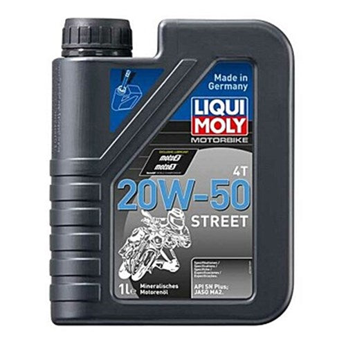 LIQUI MOLY 20W50 MINERAL STREET 1L 1500 (6 TO A BOX)