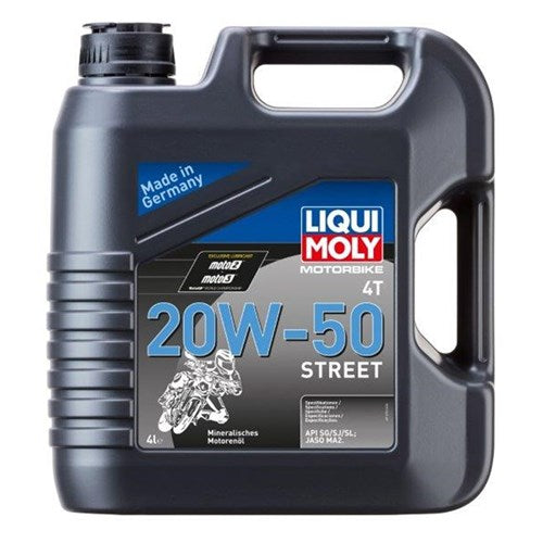LIQUI MOLY 20W50 MINERAL STREET 4L 20729 (4 TO A BOX)