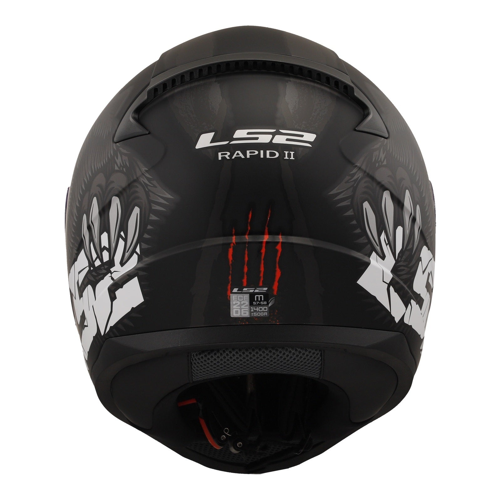 LS2 FF353 Rapid II Claw Helmets - Black 06