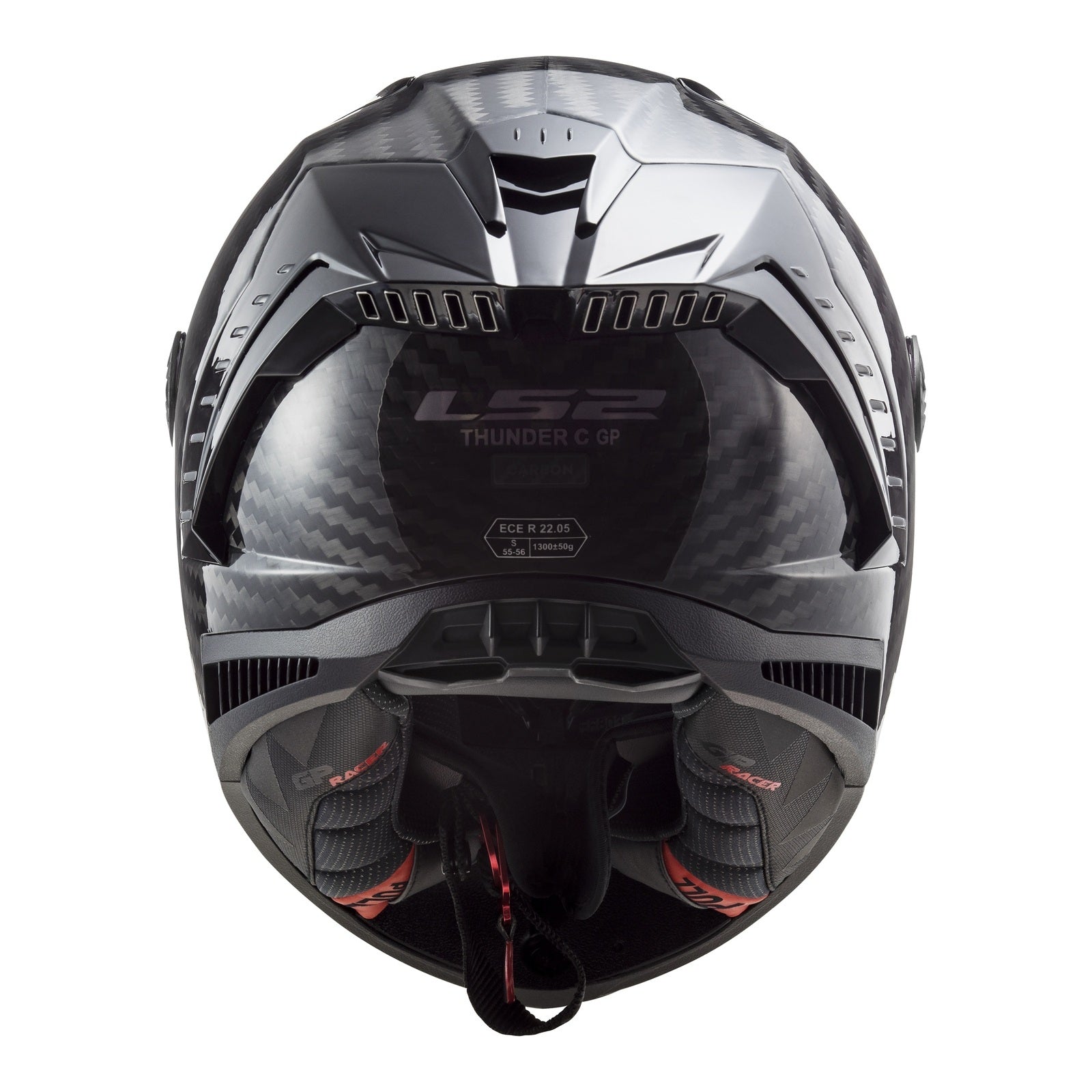LS2 FF805C Thunder Carbon Helmets - Carbon 06
