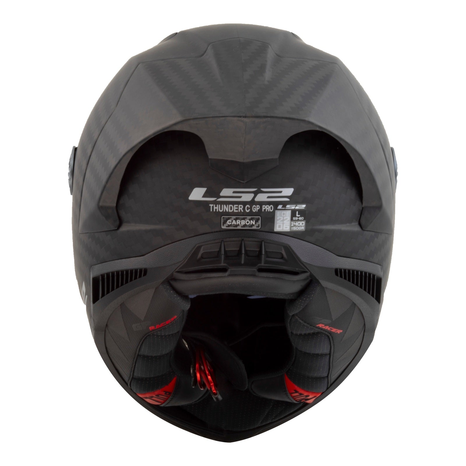 LS2 FF805 Thunder GP Pro (FIM) Helmet - Matte Black 06