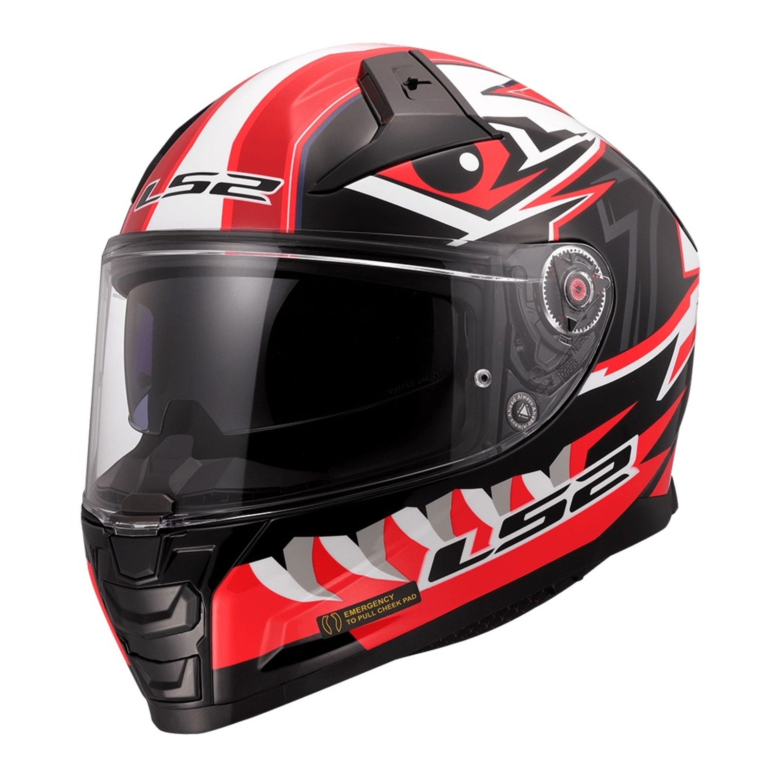 LS2 FF811 Vector II Buntri Helmet - Black / Red