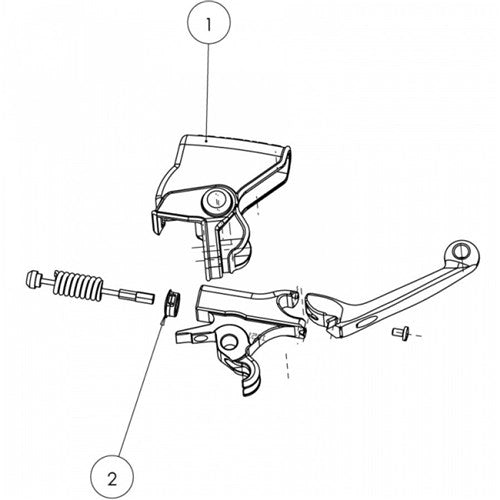 #RENTHAL BLACK SHROUD KIT FOR LV147