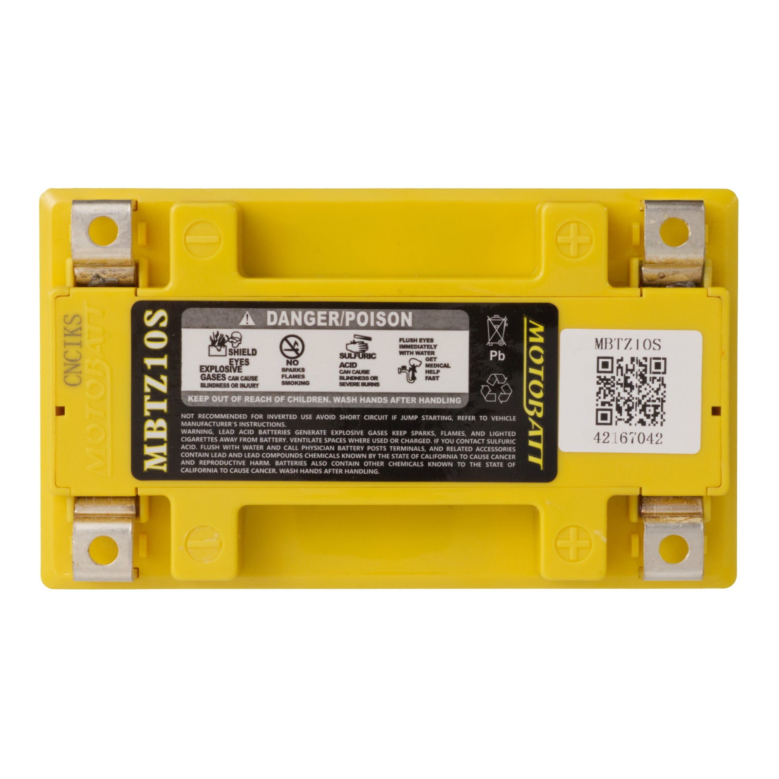 Motobatt Battery Quadflex AGM - MBTZ10S