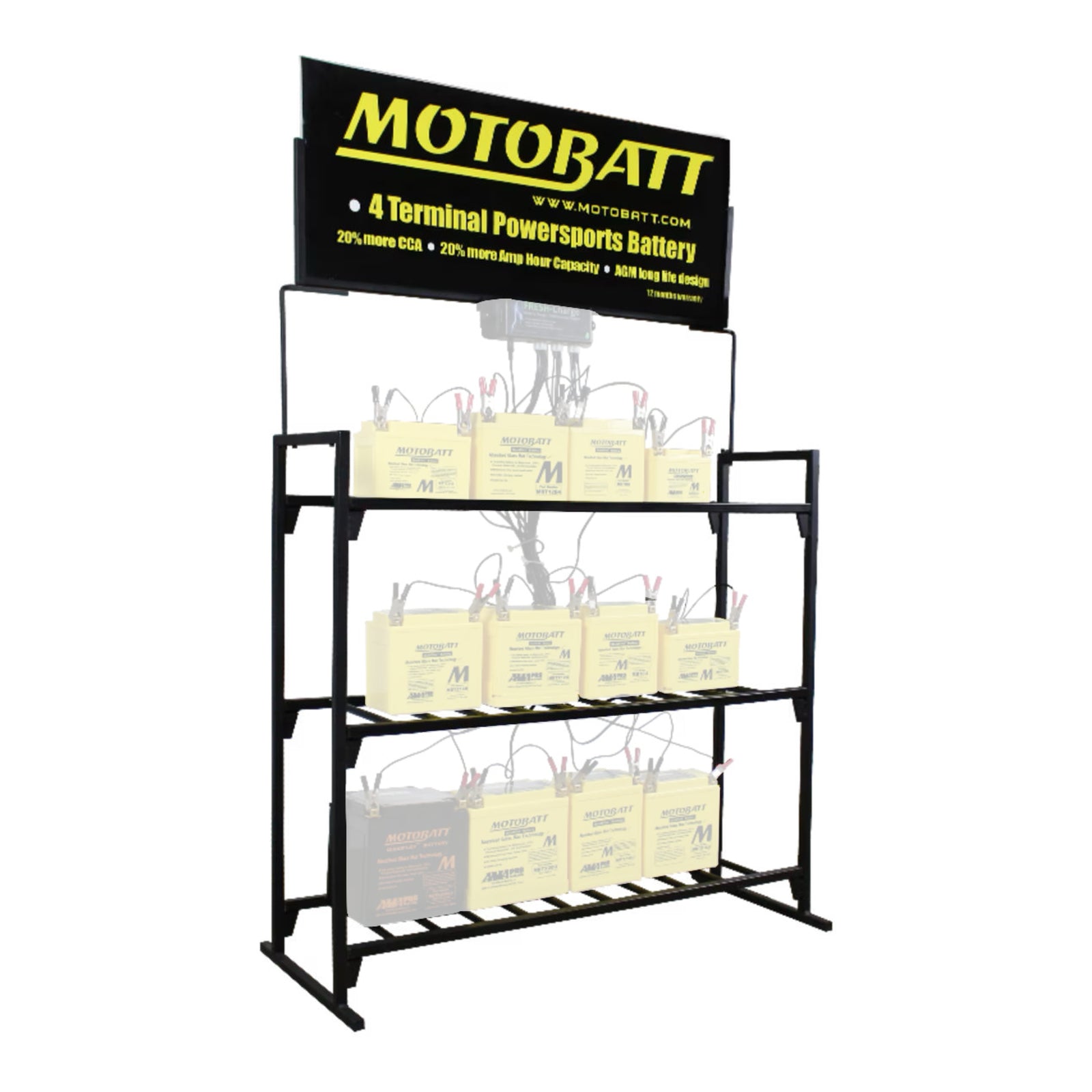 Motobatt 12-Station Maintainer Rack Only