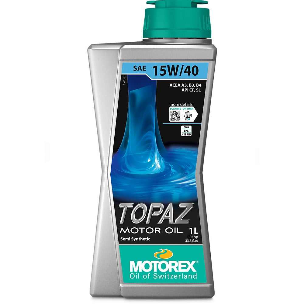 Motorex Topaz Semi-Synthetic SAE 15W40 - 1 Litre (12)