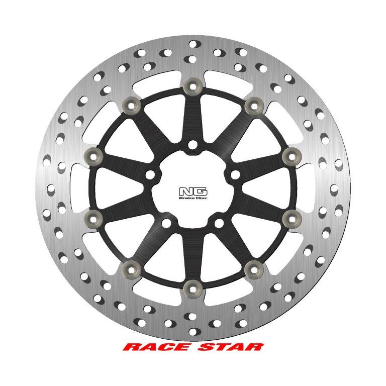 NG Premium Floating Heat Treated Racing Rotor RACE STAR - ZG SERIES - NG2086ZG