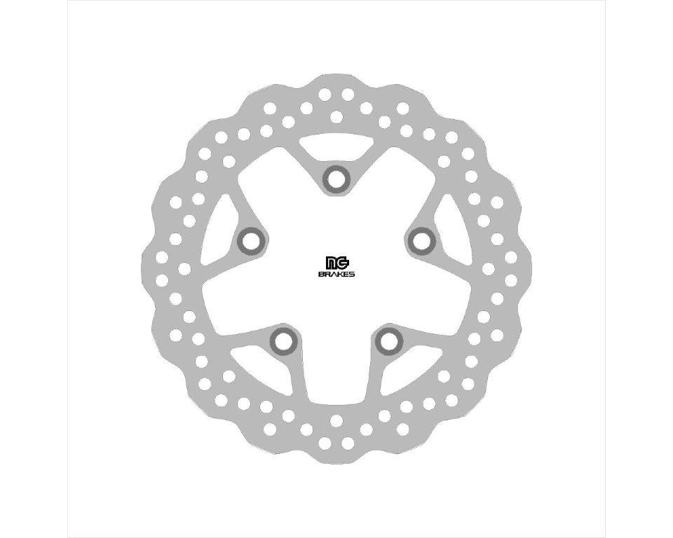 NG Brakes OEM Replacement Rotor Wave Type - NG240X