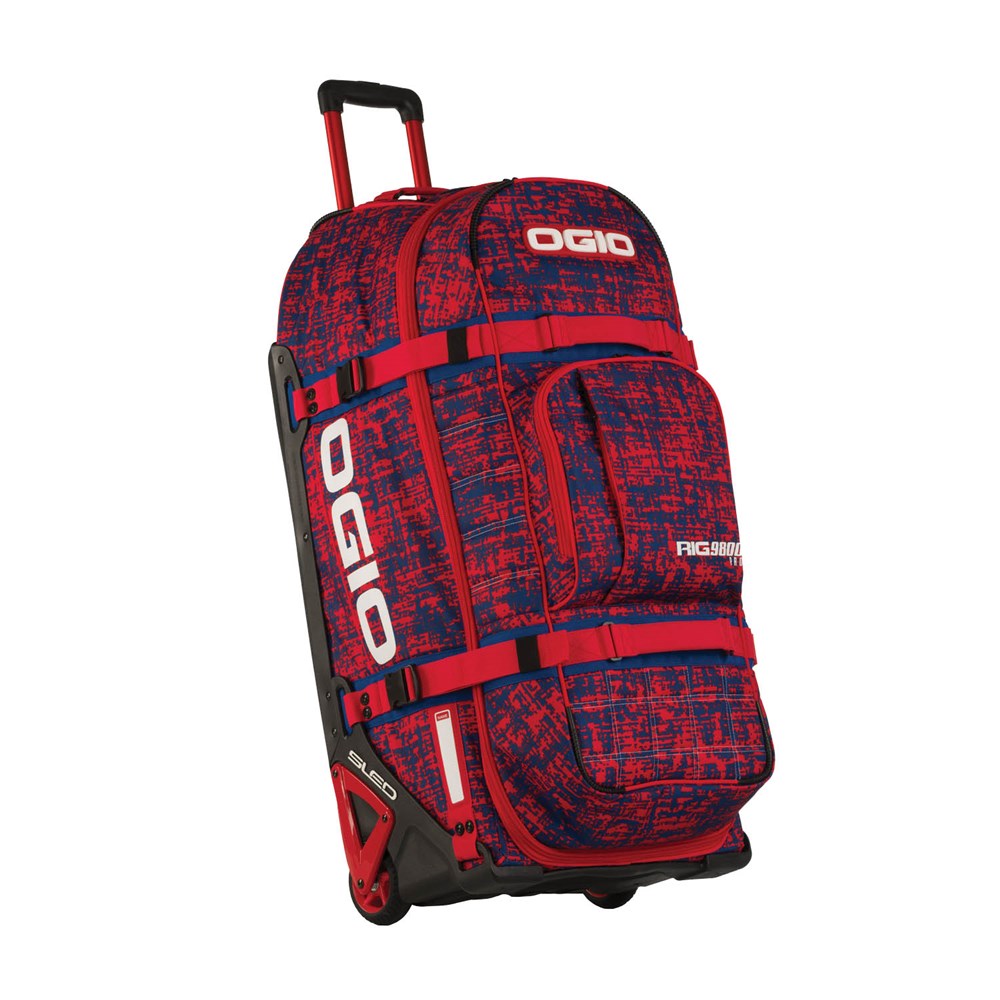 OGIO GEAR BAG - RIG 9800 (WHEELED) CHAOS RED/BLU (2)