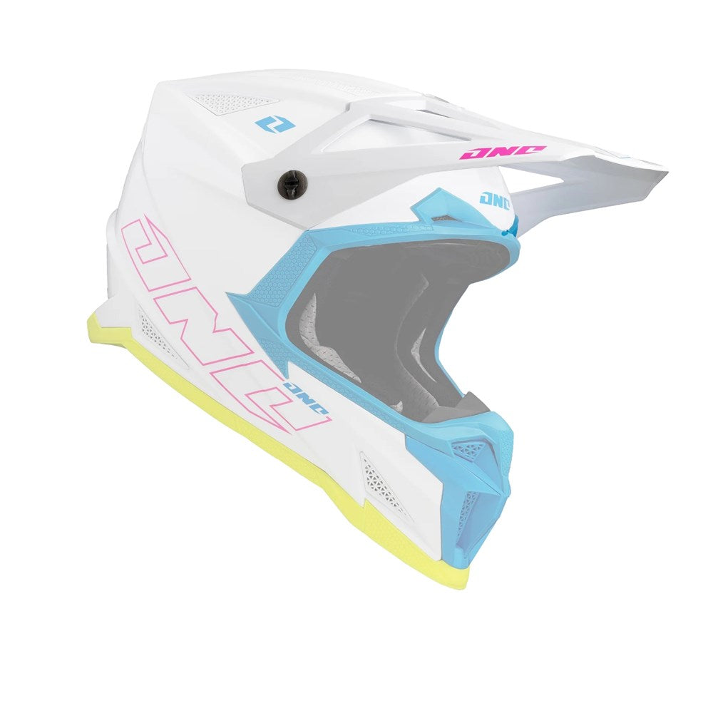 ONE INDUSTRIES X-297 HELMET-S/P PEAK HORIZON - MIAMI WHITE (MD-2XL)