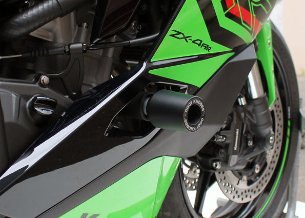 OGGY KNOBBS ZX-4R & ZX-4RR 24-25 (Black Knobbs) - OK666