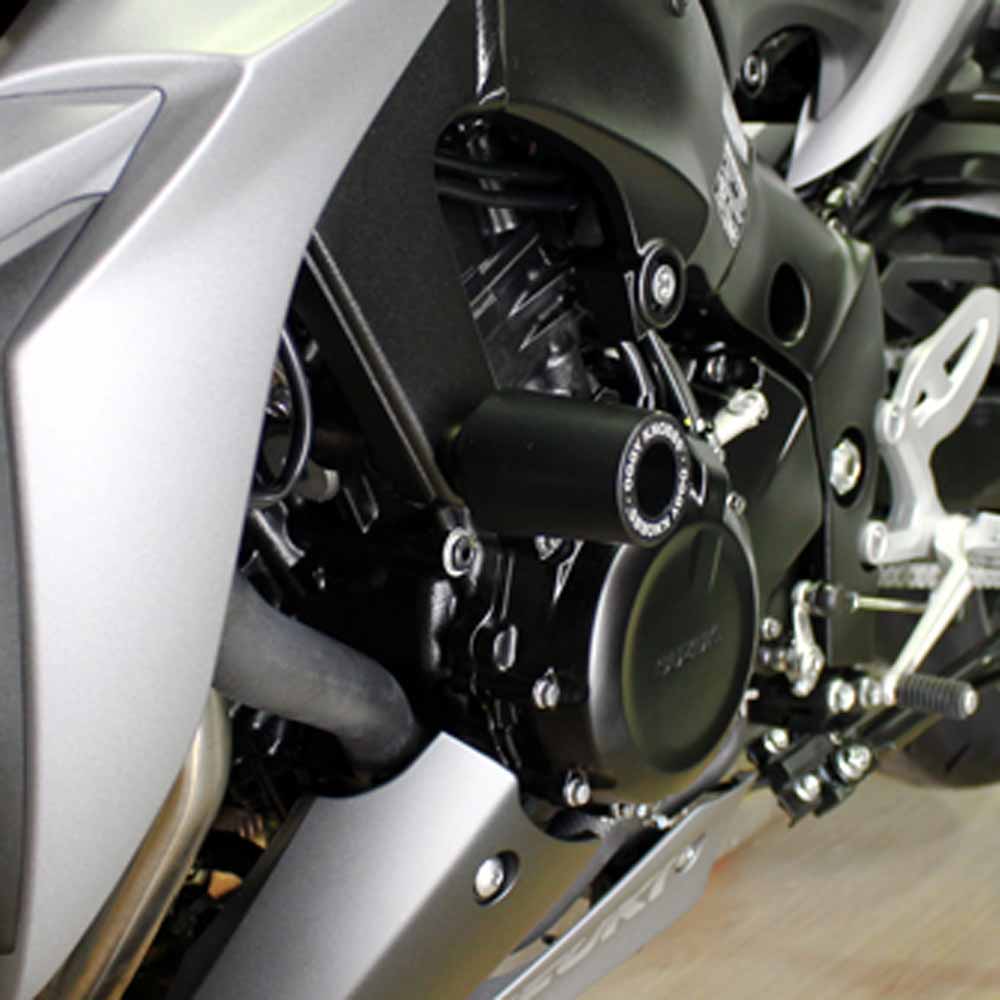 OGGY KNOBBS GSX-S 1000 & GSX-S 1000 S (KATANA) 15-25 (Black Knobbs) - OK762
