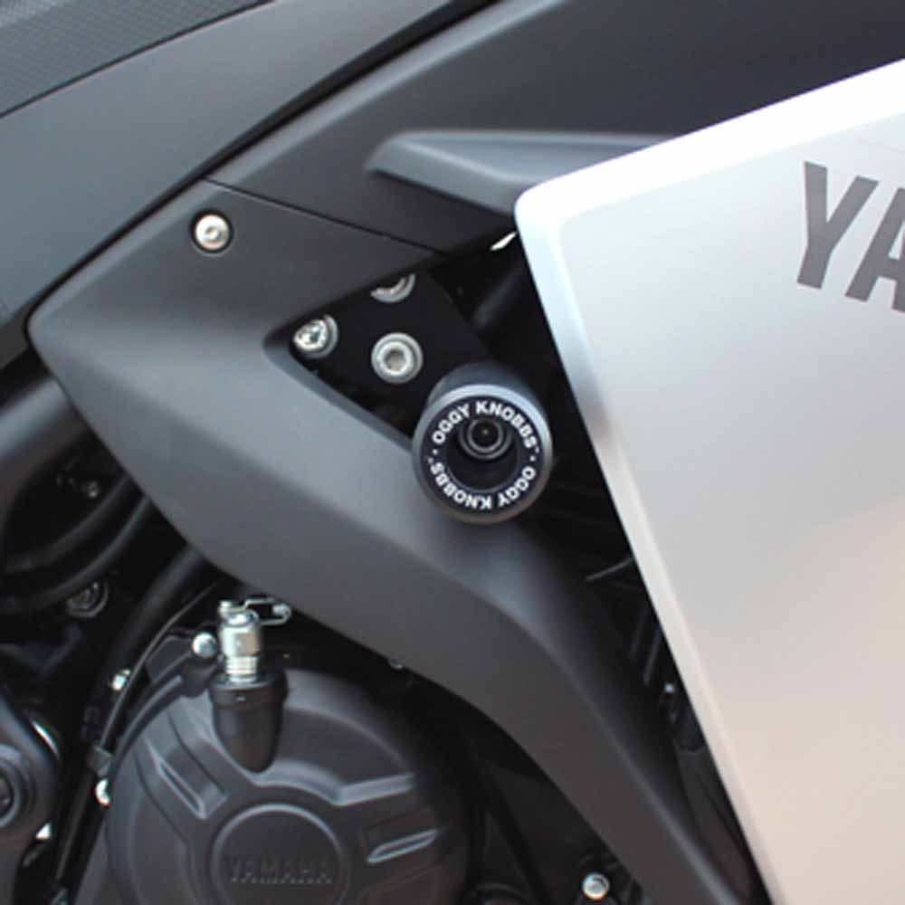 OGGY KNOBBS YZF-R3 15-18 (Black Knobbs) - OK803