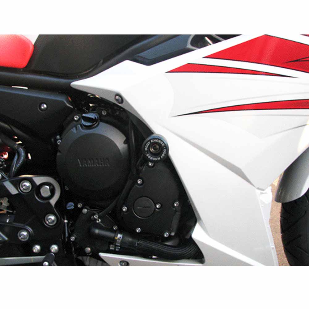 OGGY KNOBBS FZ6R 10-17 (Black Knobbs) - OK816