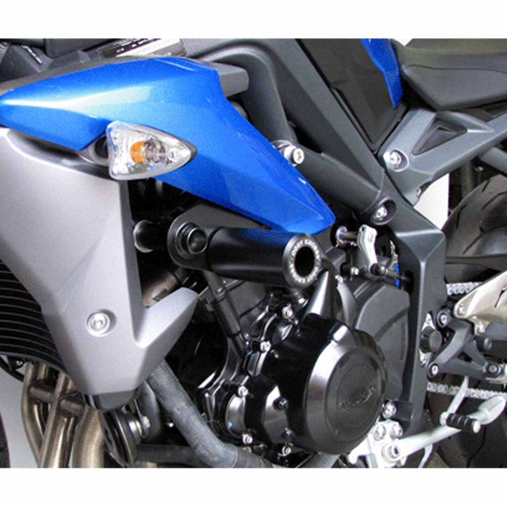 OGGY KNOBBS 660-675 STREET TRIPLE 13-17 (Black Knobbs) - OK918