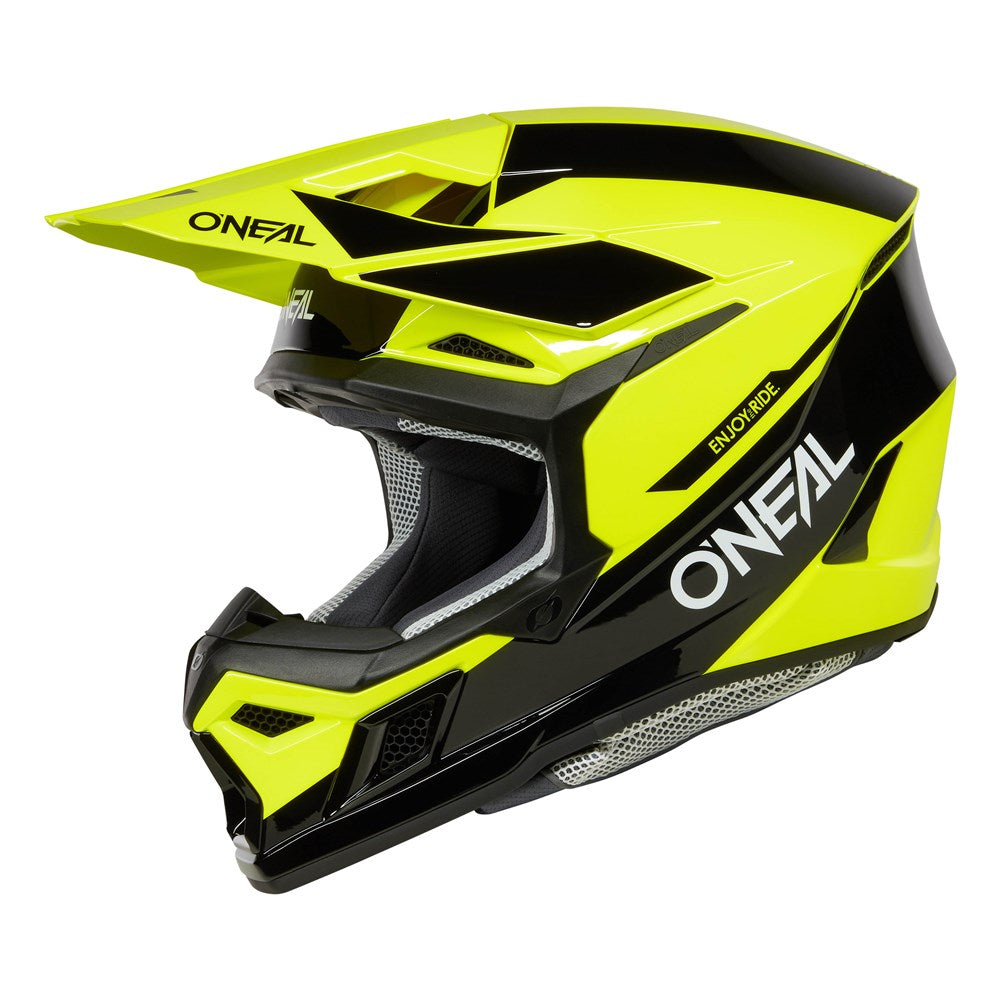 ONEAL 3SRS HELM RACE V.25 - BLK/N-YEL (MD) #