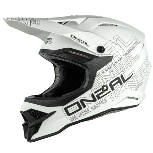 ONEAL 3SRS HELMET SOLID V.23 - FLAT WHITE