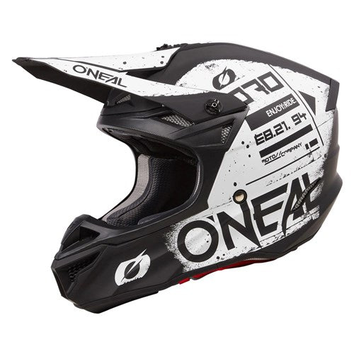 ONEAL 25 5SRS HELMET SCARZ V.25 - BLACK/WHITE