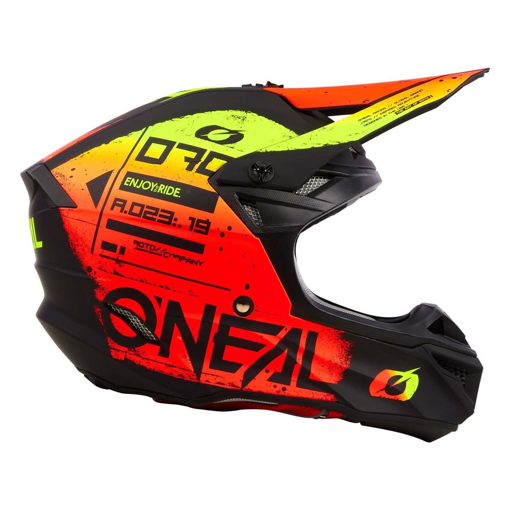 ONEAL 5SRS HELM SCARZ V.24 - BLK/RED/YEL (MD) #
