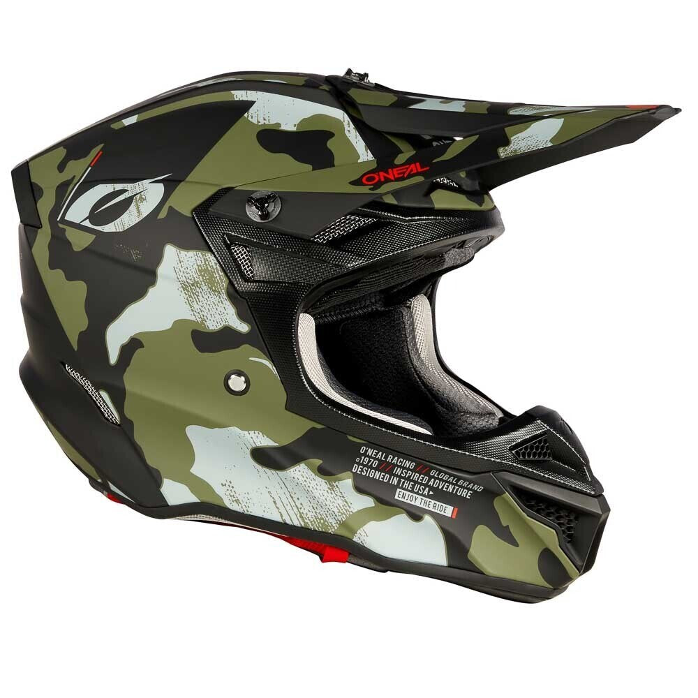 ONEAL 5SRS HELM CAMO V.23 - BLK/GRN (2XL) #