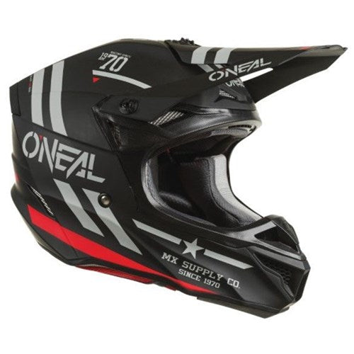 ONEAL 5SRS HELMET SQUADRON V.22 - BLACK/GREY