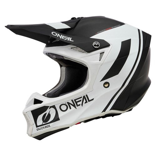 ONEAL 25 10SRS HELMET FLOW V.23 - BLACK/WHITE