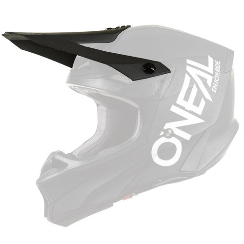 ONEAL 25 10SRS S/P-HELM PEAK ELITE V.22 BLK/WHT ADULT